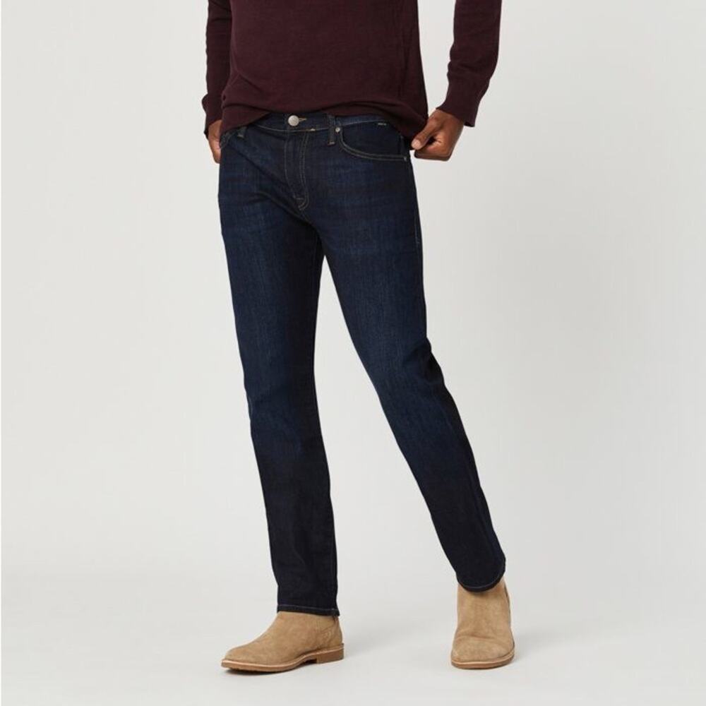 Mavi Myles Dark Wash Mid-Rise Straight Jeans